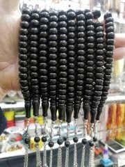 Alpaka Püsküllü Basık Kesim Bilek Boy Rustaşı Tesbih