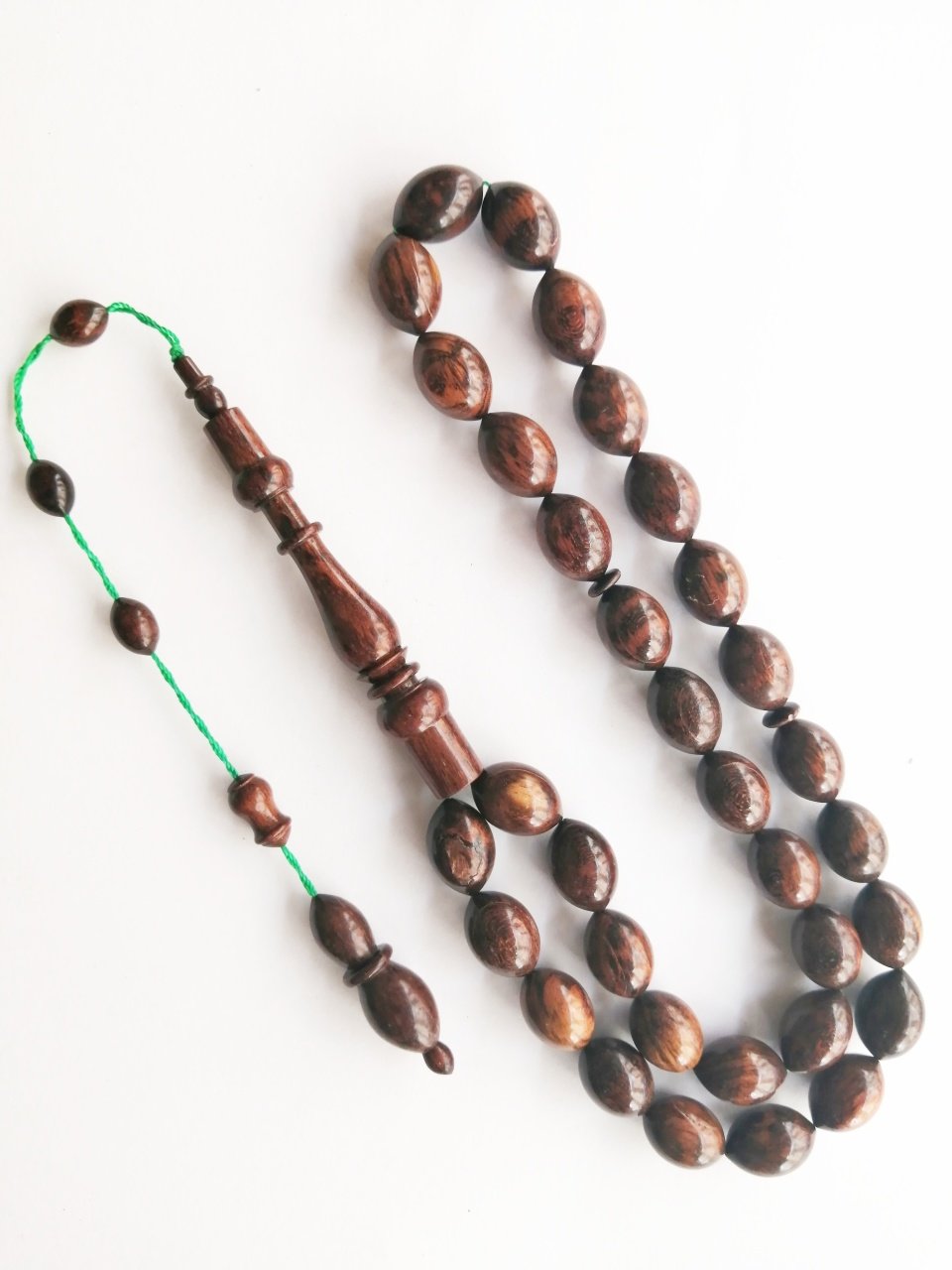 Sistem Püsküllü İbrahim Uysal İşçilikli Beyzi Kesim Yılan agacı Tesbih