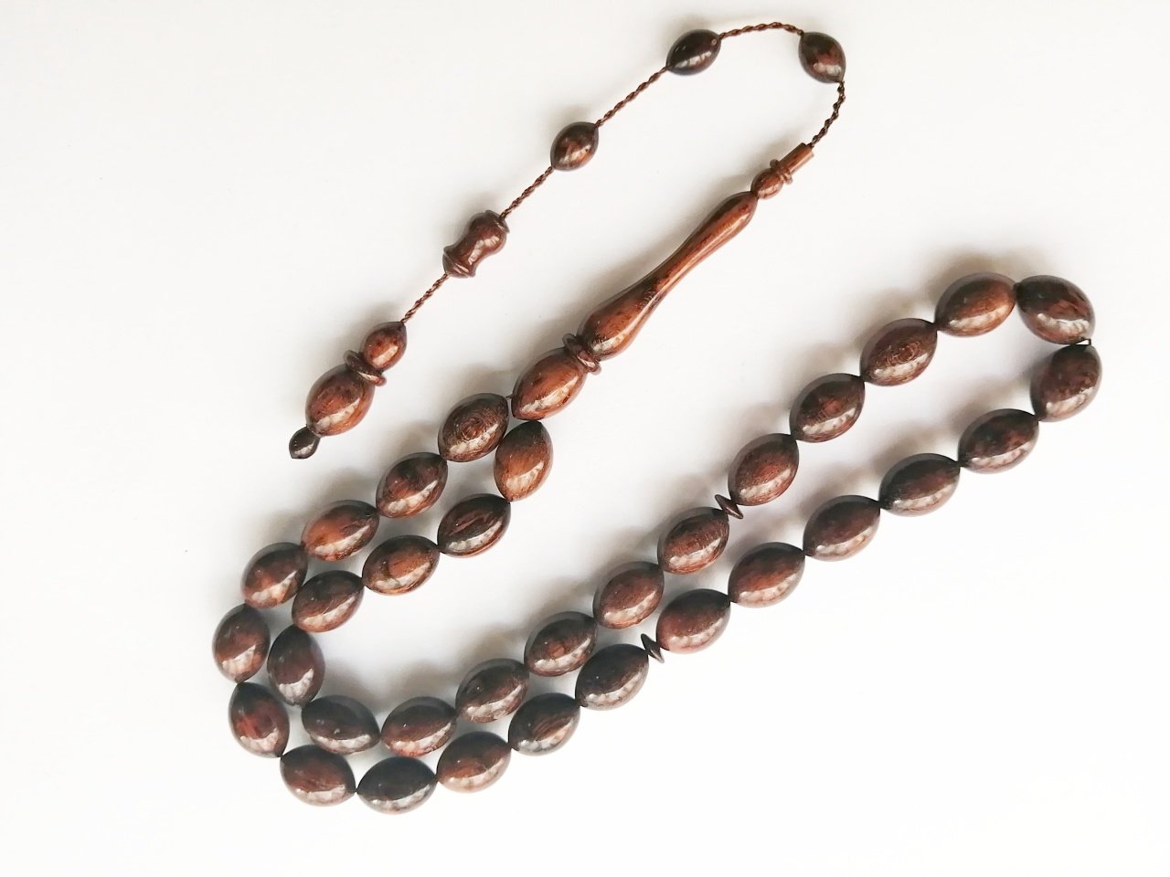 Sistem Püsküllü İbrahim Uysal İşçilikli Beyzi Kesim Yılan agacı Tesbih