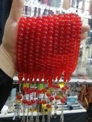 Alpaka Püsküllü Basık Kesim Çubuk Ateş Katalin