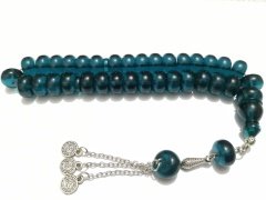 Alpaka Püsküllü Basık Kesim Çubuk Ateş Katalin Tesbih