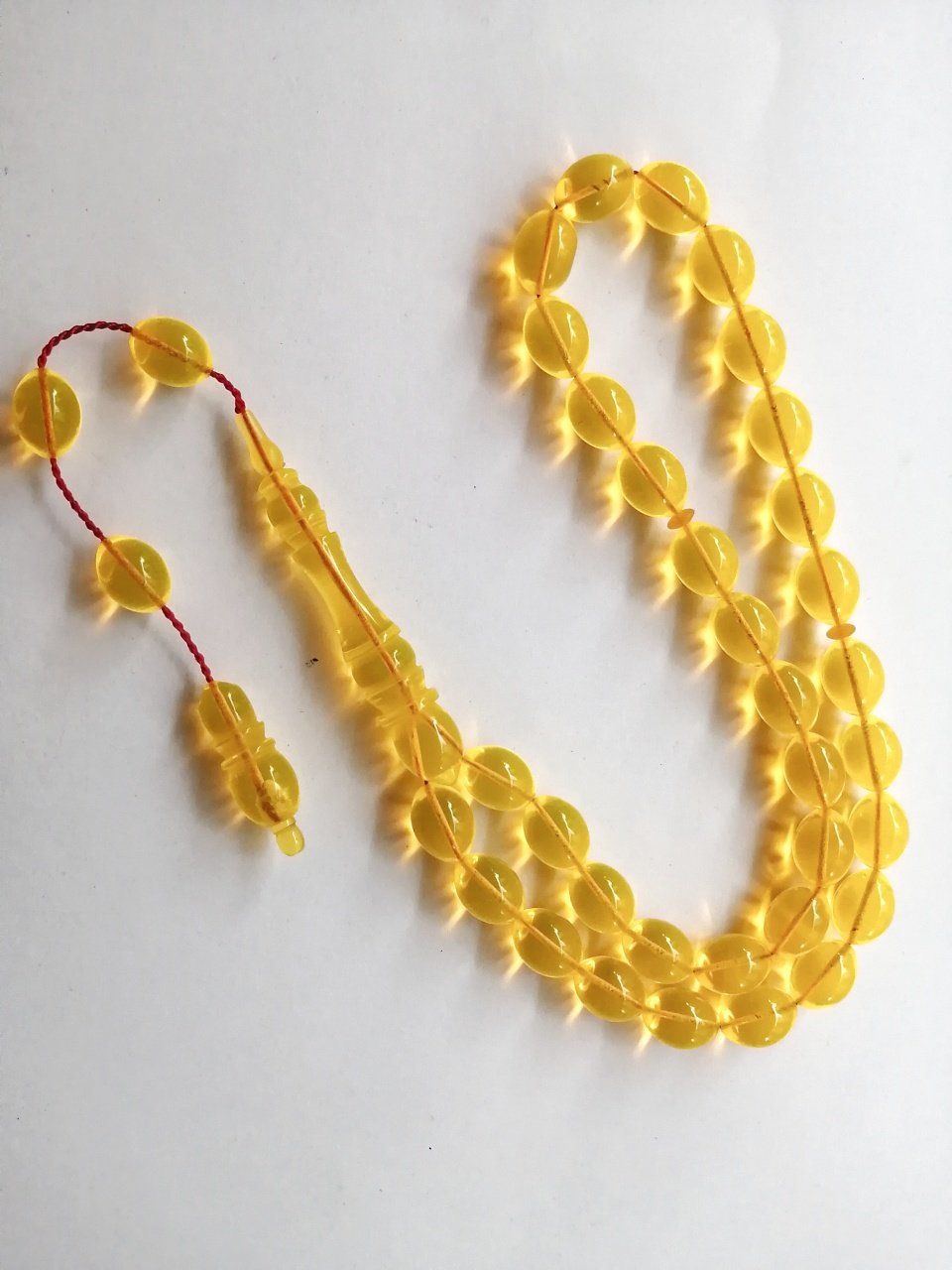 Sistem Püsküllü İmamesi İşçilikli Uçak Camı Tesbih