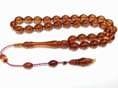 Sistem Püsküllü Selim Yücel Gümüş İmzalı Beyzi Kesim Ateş Kehribar Tesbih