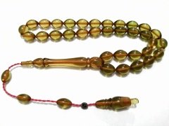 Sistem Püsküllü Selim Yücel Gümüş İmzalı Beyzi Kesim Ateş Kehribar Tesbih