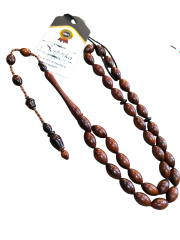 Usta Yapımı Sistem Püsküllü Beyzi Kesim Yılan Ağacı Tesbih