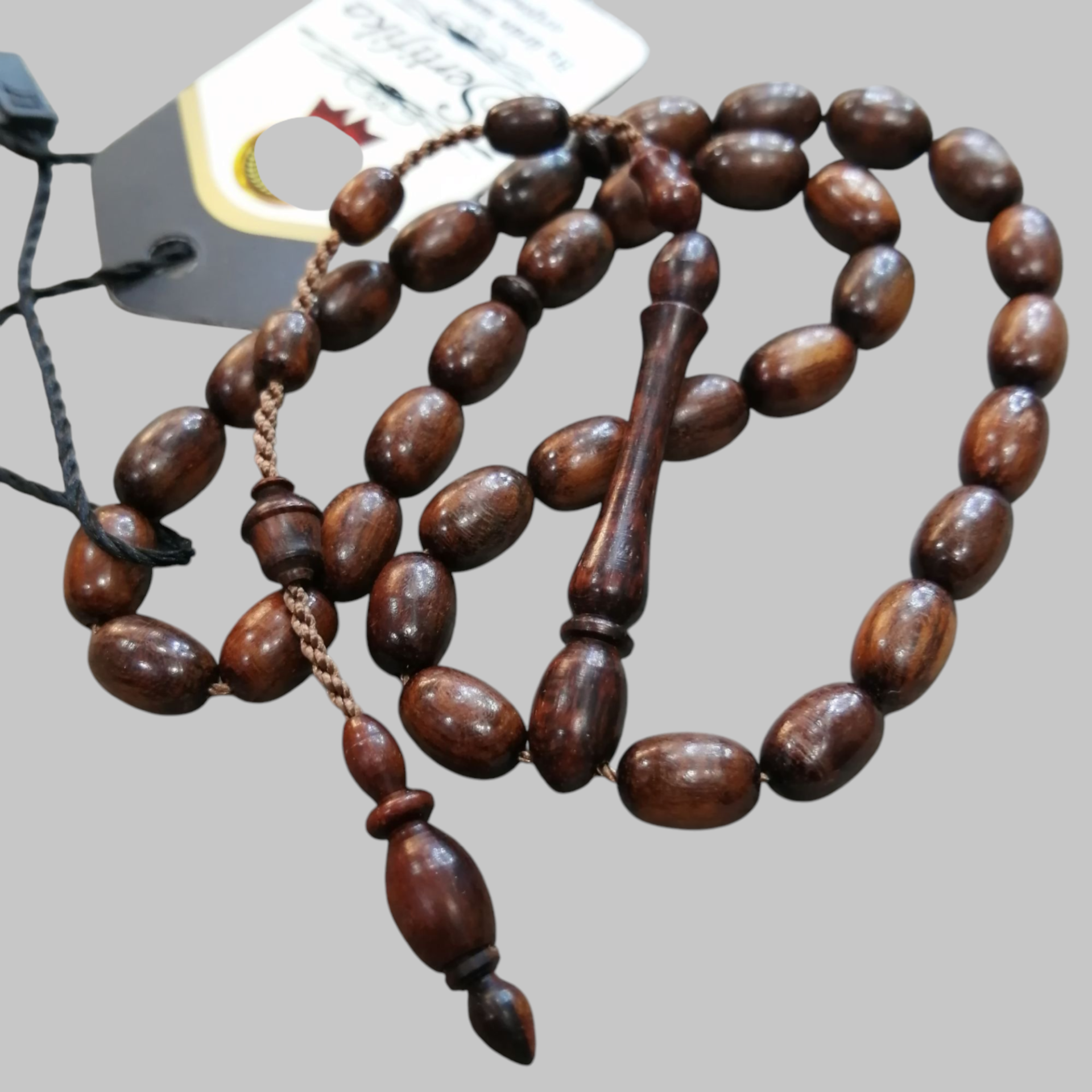 Usta Yapımı Sistem Püsküllü Kapsül Kesim Yılan Ağacı Tesbih