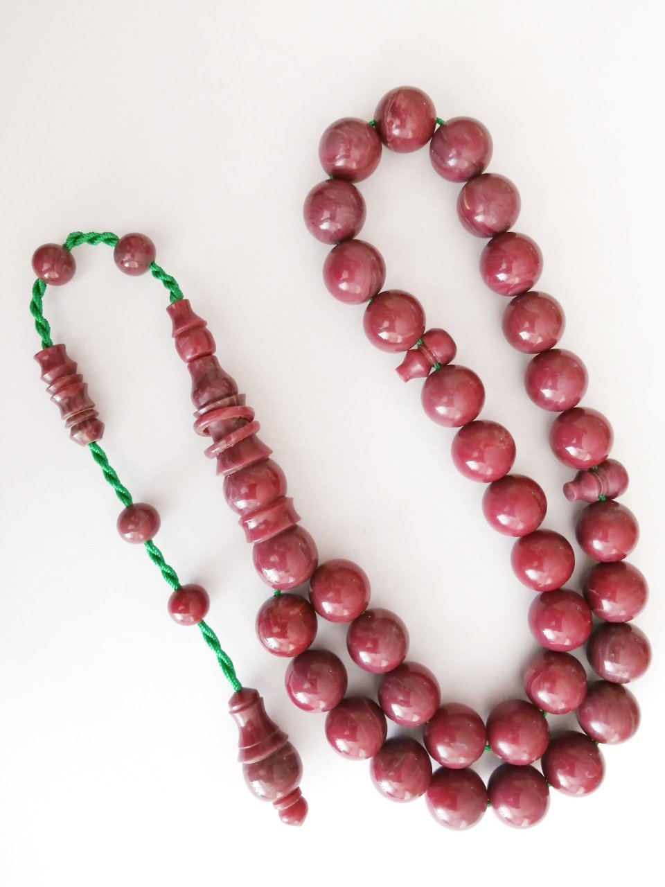 Sistem Püsküllü İmamesi Halkalı Hatasız Küre Kesim Özel Üretim Katalin Tesbih