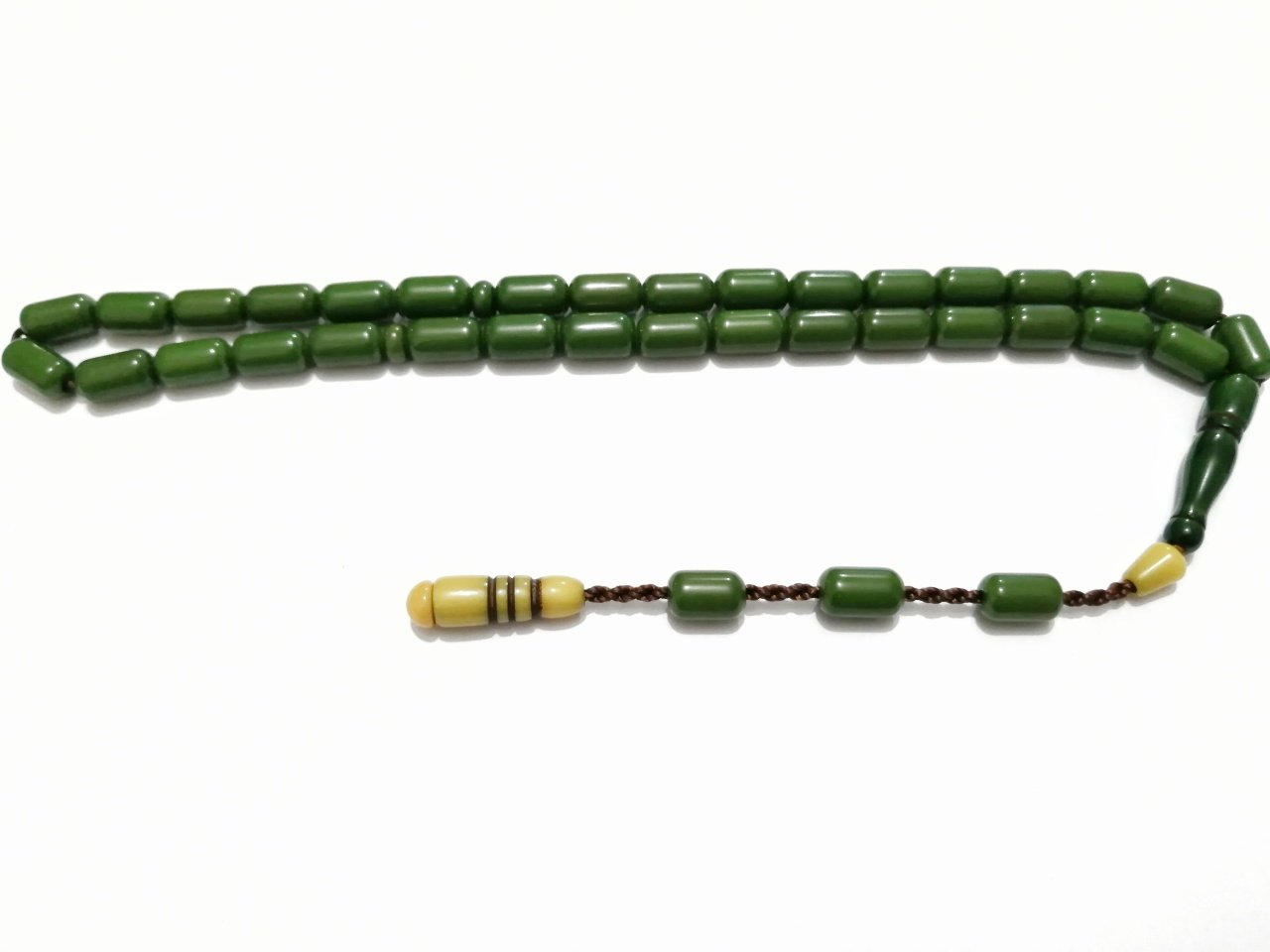 Sistem Püsküllü Kapsül Kesim Çubuk Malzeme Sıkma Kehribar Tesbih