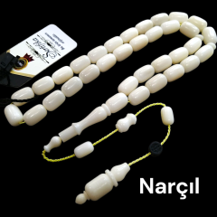 Sistem Püsküllü Kapsül Kesim Usta İşçilikli Narçıl Tesbih