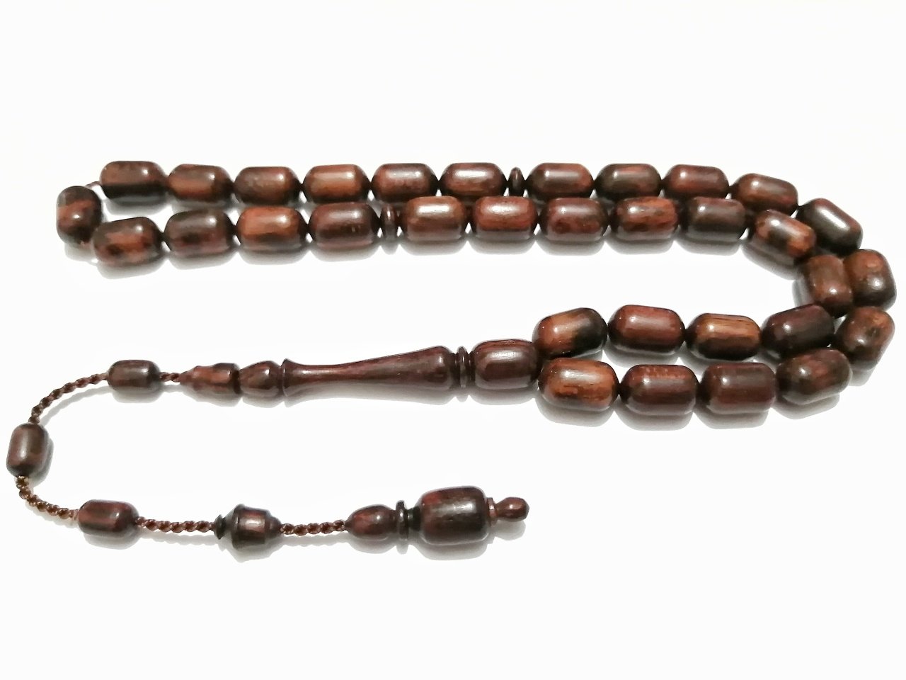 Rüstem Duman yapımı kolleksiyonluk yılan agacı Tesbih