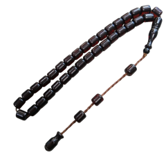 Sistem Püsküllü 4 lü Lot Çubuk Malzeme Kehribar Tesbih