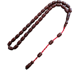 Sistem Püsküllü 4 lü Lot Çubuk Malzeme Kehribar Tesbih