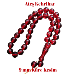 4 lü Lot Küre Kesim İşçilikli Ateş&Sıkma Tesbihler