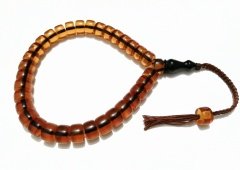 Örme İp Püsküllü Tekerlek Kesim Çubuk Ateş Katalin Tesbih