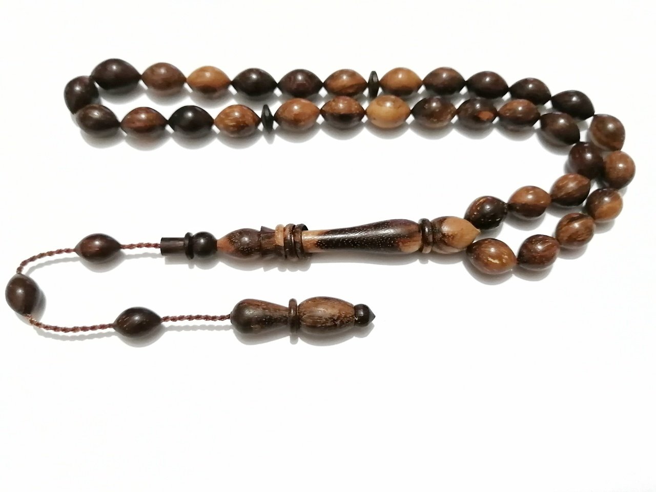 Sistem Püsküllü Beyzi Kesim Demir Hindi Tesbih