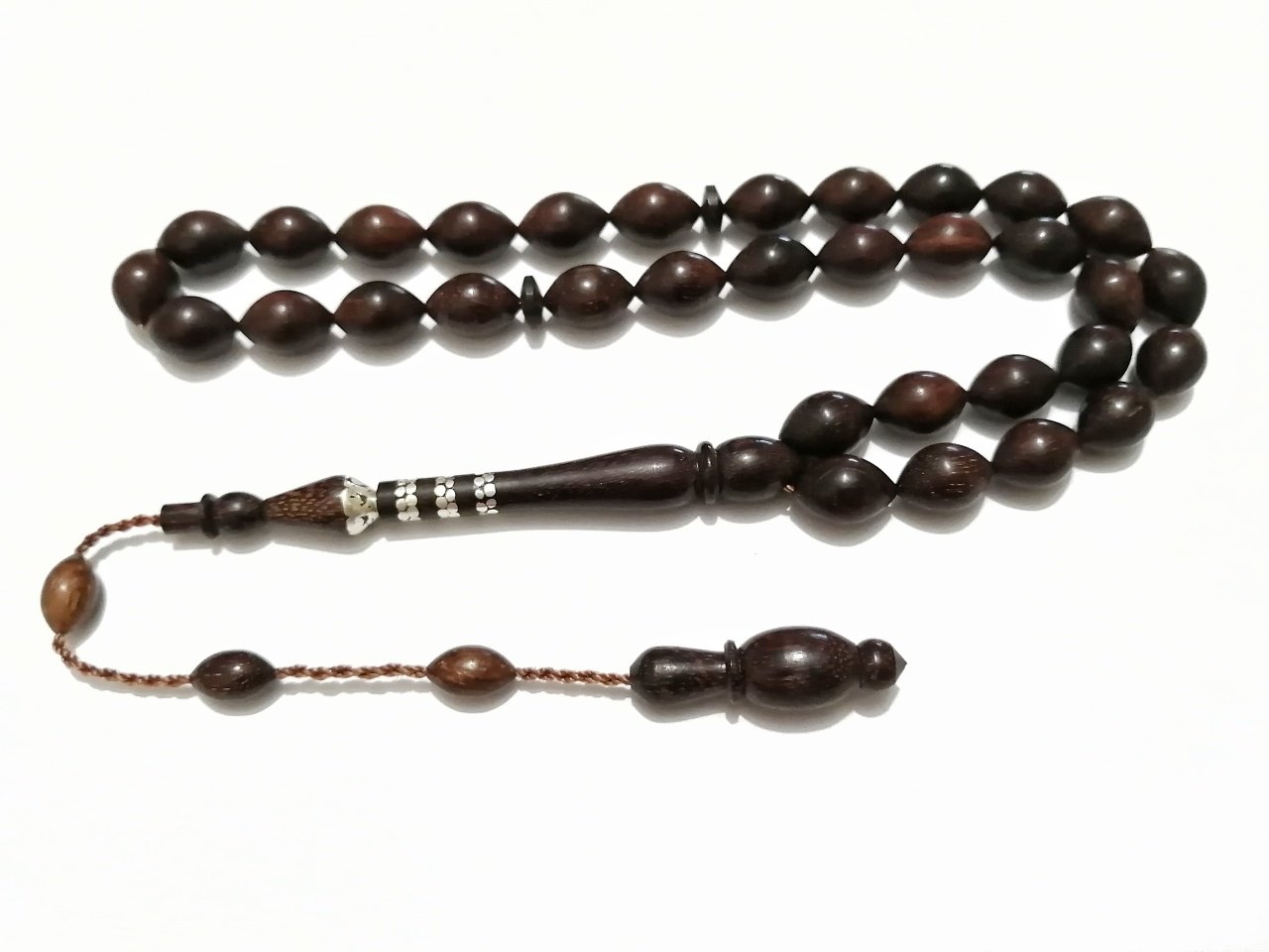 Sistem Püsküllü İmamesi Nakkaşlı Beyzi Kesim DemirHindi Tesbih