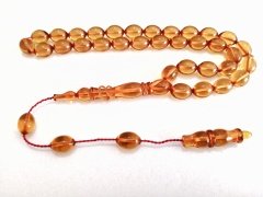 Sistem Püsküllü İmamesi Halkalı Tombul Beyzi Kesim Ateş Kehribar Tesbih