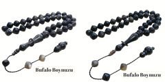 2 li Lot Sistem Püsküllü Istanbul Kesim Bufalo Boynuzu Tesbih