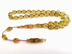 Sistem Püsküllü İmamesi Halkalı Tombul Beyzi Kesim Ateş Kehribar Tesbih