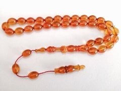 Sistem Püsküllü İmamesi Halkalı Tombul Beyzi Kesim Ateş Kehribar Tesbih