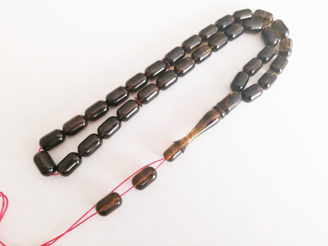 Kapsül Kesim Sıkma Kehribar Tesbih