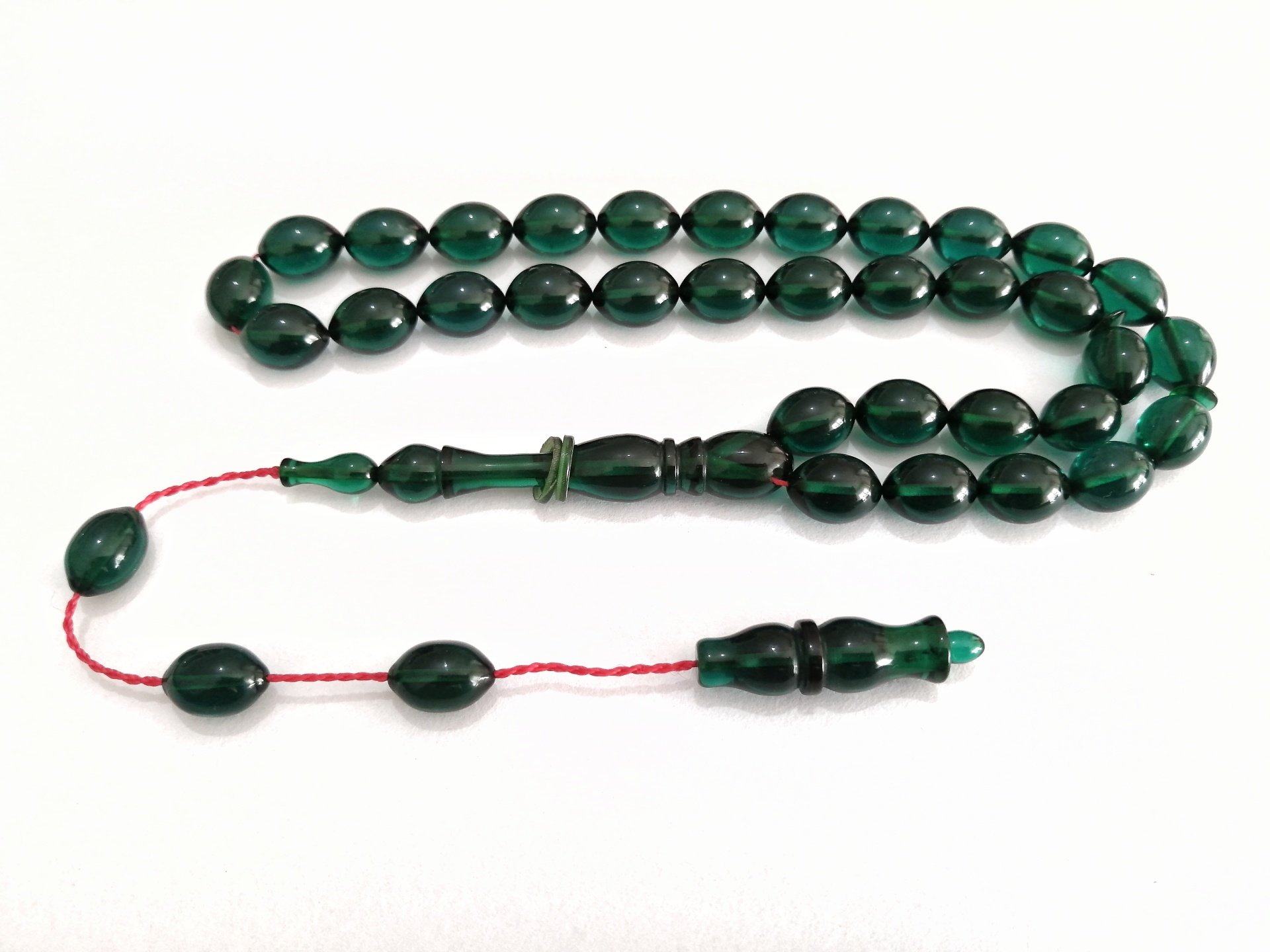 Sistem Püsküllü İmamesi Halkalı Tombul Beyzi Kesim Ateş Kehribar Tesbih