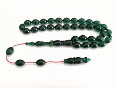 Sistem Püsküllü İmamesi Halkalı Tombul Beyzi Kesim Ateş Kehribar Tesbih