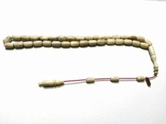 Sistem Püsküllü İsmail Akçay İmzalı Kapsül Kesim Geyik Boynuzu Tesbih