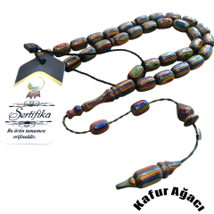 Sistem Püsküllü Kapsül Kesim Kafur Ağacı Tesbih