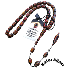 Sistem Püsküllü Kapsül Kesim Kafur Ağacı Tesbih