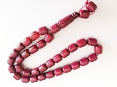 Beyzi Kesim Sıkma Kehribar Tesbih