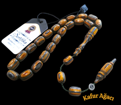 Sistem Püsküllü Kapsül Kesim Efe Boy Kafur Ağacı Tesbih