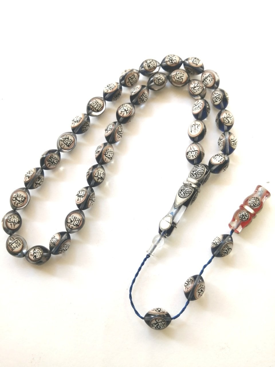 Sistem Püsküllü Epoksi Çubuk Malz.Esmaül Hüsna Tesbih