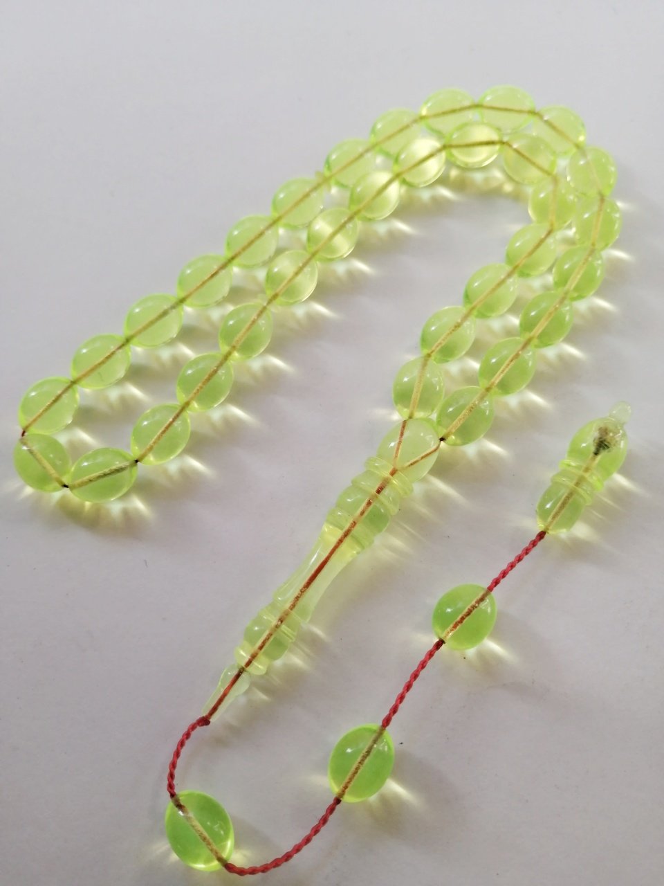 Sistem Püsküllü İmamesi İşçilikli Uçak Camı Tesbih