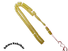 Kesme Model Sıkma Kehribar Tesbih