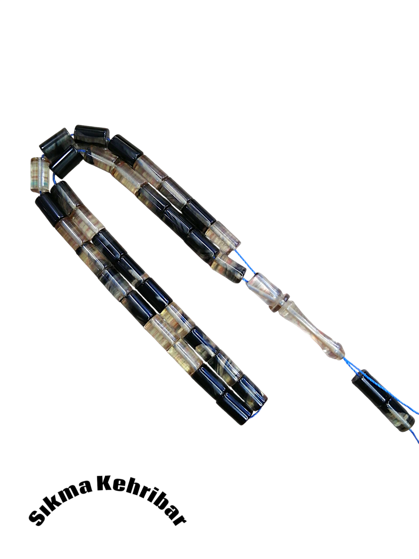 Kesme Model Sıkma Kehribar Tesbih