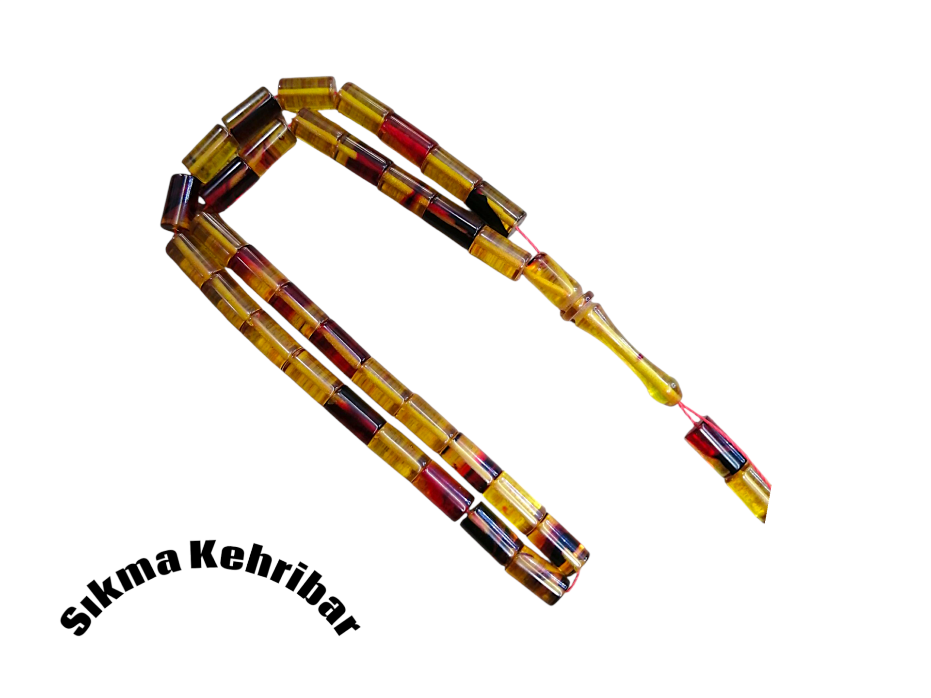 Kesme Model Sıkma Kehribar Tesbih