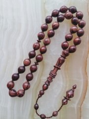 Sistemli Imamesi Halkalı Özel İşçilikli Kolleksiyonluk Sıgırcık Kesim Kral Ağacı Tesbih