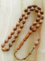 Sistemli Imamesi İşçilikli Kolleksiyonluk Sıgırcık Kesim Özel İşçilikli Öd Ağacı Tesbih