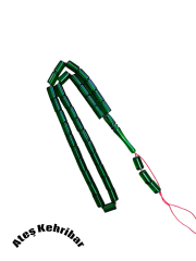 Kesme Model Ateş Kehribar Tesbih