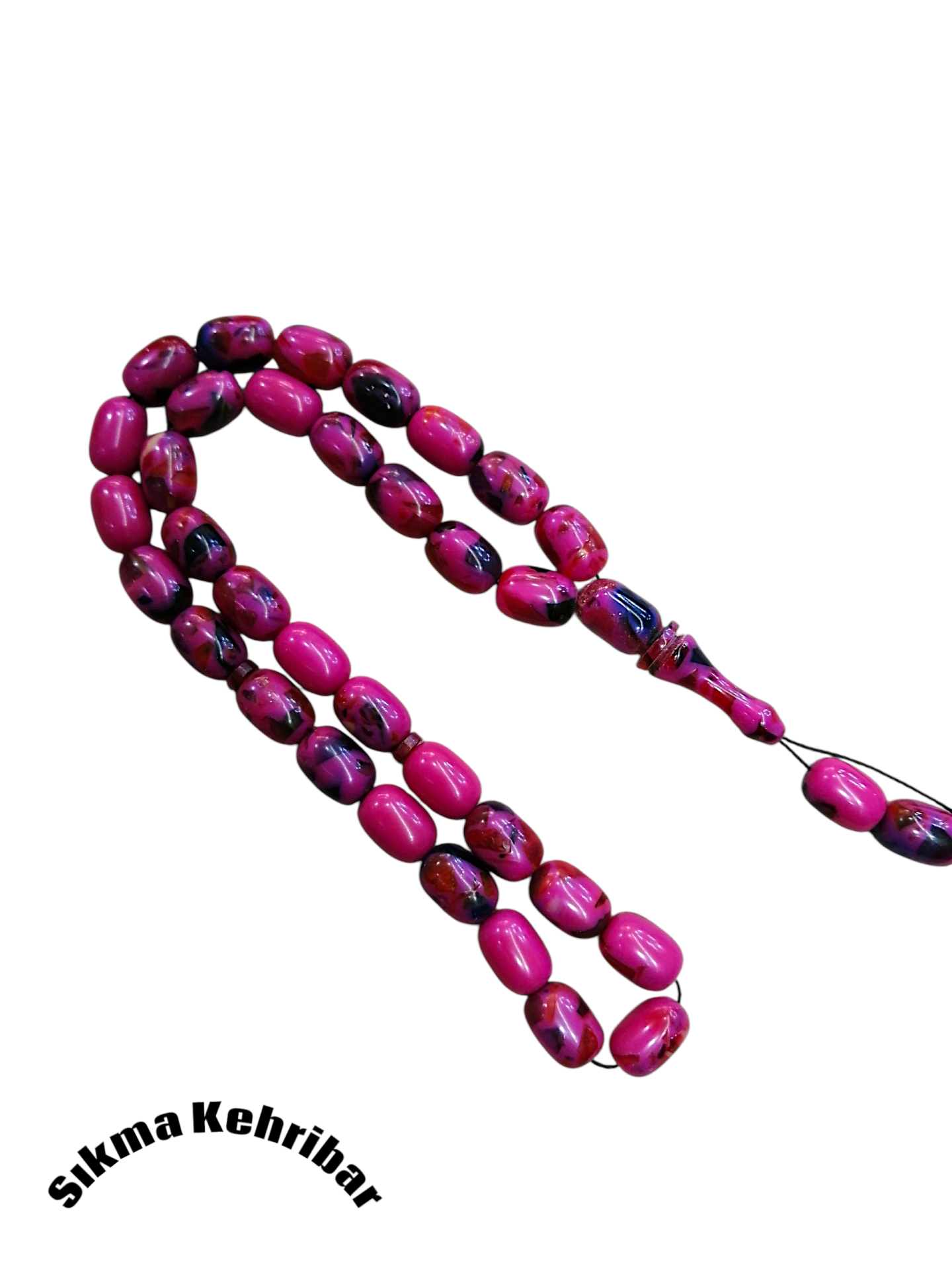 Kapsül Kesim Hareli Sıkma Kehribar Tesbih