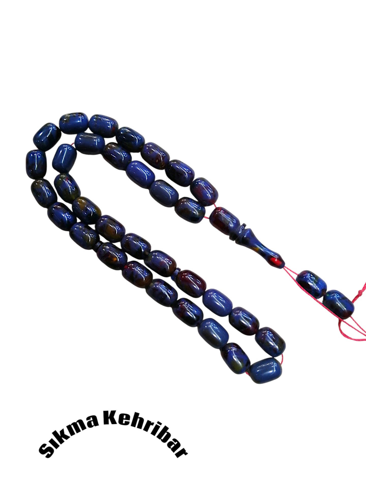 Kapsül Kesim Hareli Sıkma Kehribar Tesbih