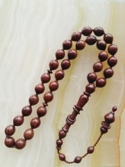 Sistemli Imamesi Halkalı Özel İşçilikli Kolleksiyonluk Sıgırcık Kesim Demir Hindi Ağacı Tesbih.