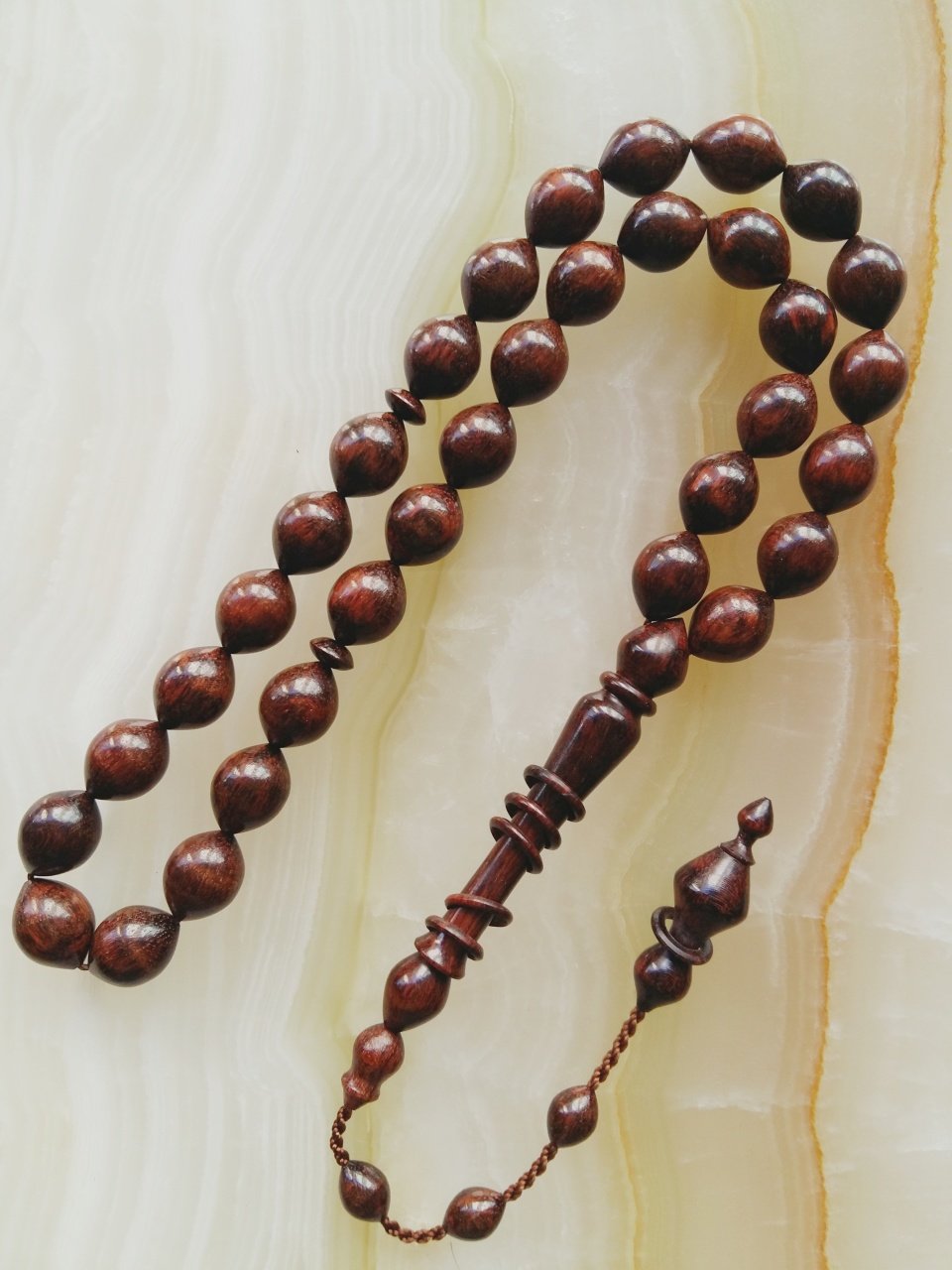 Sistemli Imamesi Halkalı Özel İşçilikli Kolleksiyonluk Sıgırcık Kesim Yılan Ağacı Tesbih