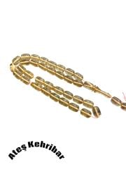 Kapsül Kesim Hareli Ateş Kehribar Tesbih