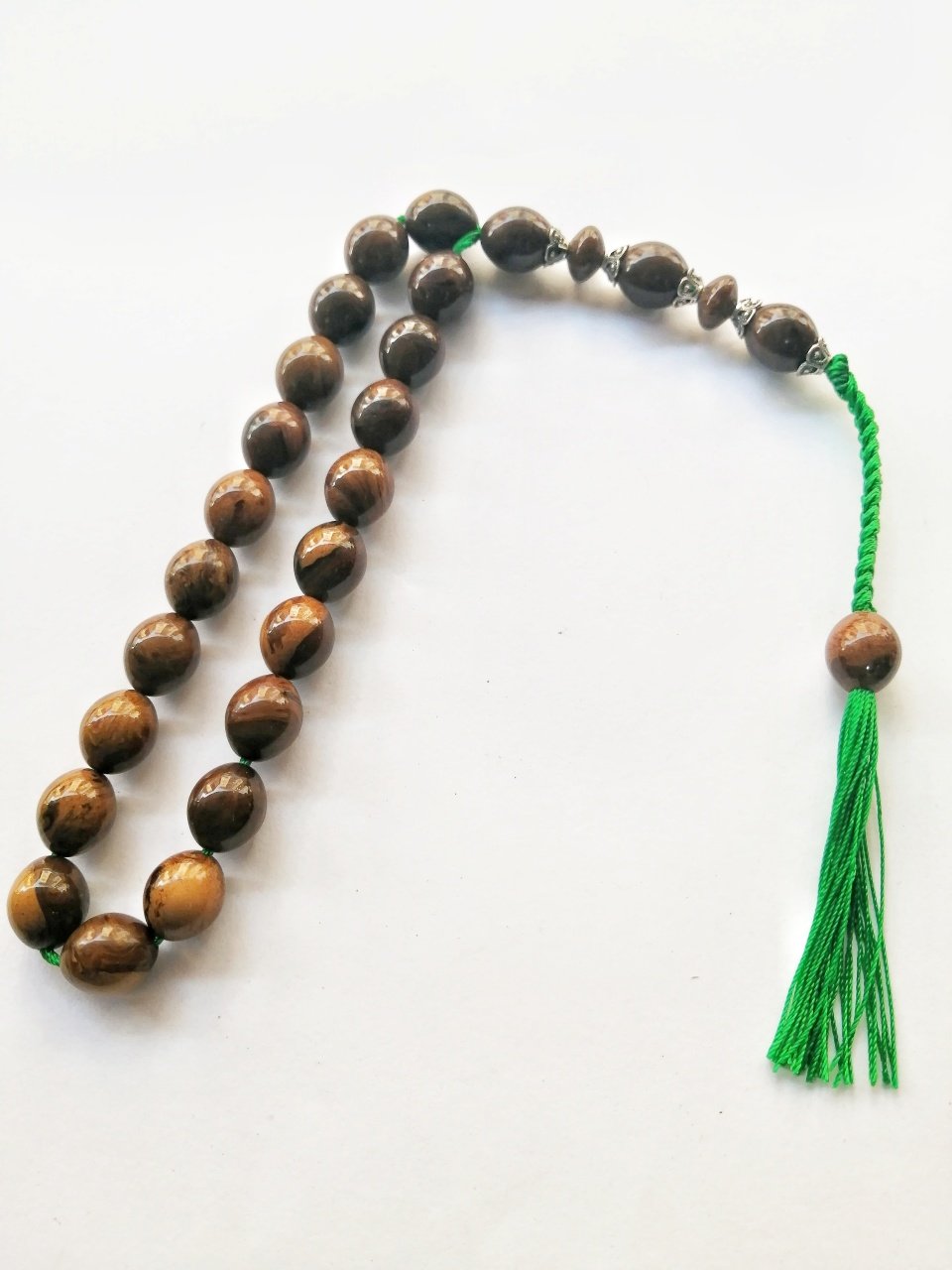 İri Boy Beyzi Kesim Efe Boy Sıkma Kehribar Tesbih