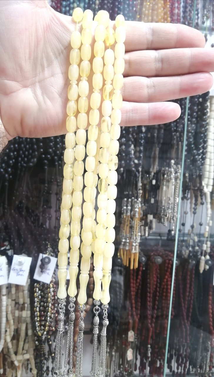 5 li MİS Kokulu Kapsül Kesim Metal Püsküllü Beyrut Damla Tesbih