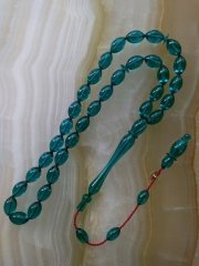 Sistemli Özel İşçilikli Kolleksiyonluk Piyasanın En Kaliteli Hammadesinden Yapılmış Beyzi Kesim Ateş Kehribar Tesbih