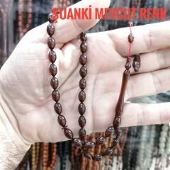 Sistemli Özel İşçilikli Kolleksiyonluk Piyasanın En Kaliteli Hammadesinden Yapılmış Beyzi Kesim Ateş Kehribar Tesbih