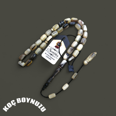 Sistem Püsküllü Kapsül Kesim Koç Boynuzu Tesbih